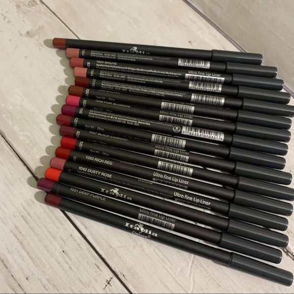 italia deluxe Makeup 6 Italia Deluxe Ultra Fine Lip Liners Set